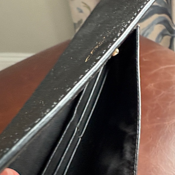 Coach Black Leather Clutch Wallet - Picture 9 of 15